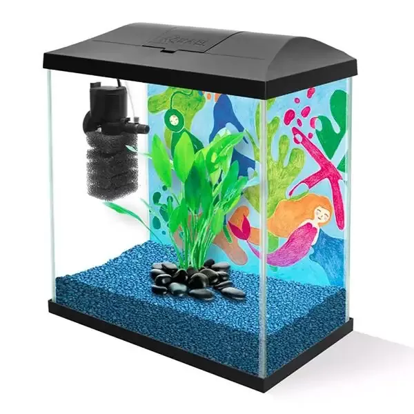 Aquael Leddy Mini 30 Siyah Akvaryum Seti 12,6L