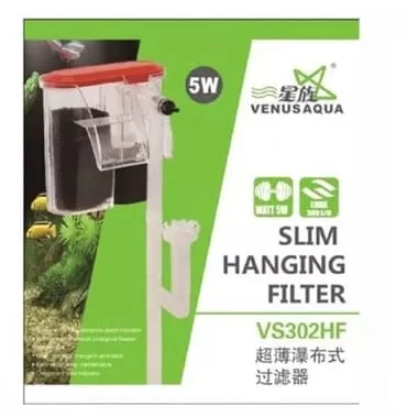 Venusaqua Askı Filtre VS302HF Slim Şelale 300 L/H