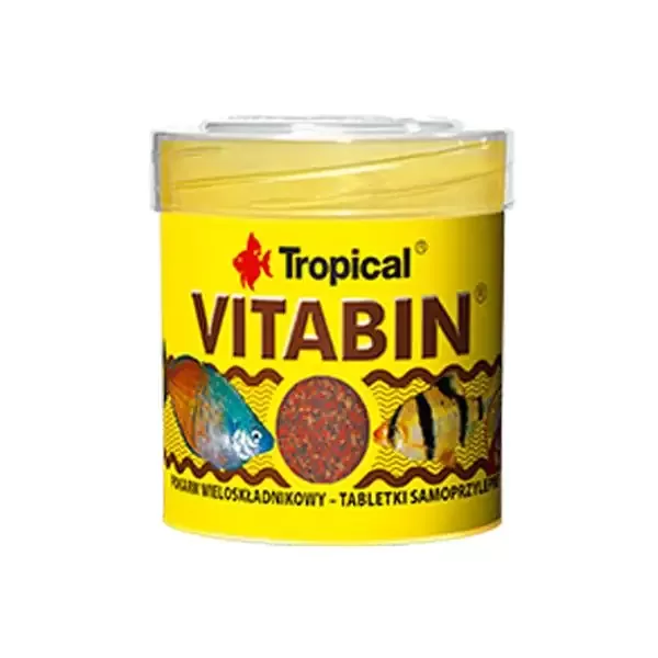 Tropical Balık Yemi Vitabin Wieloskladnikowy 36 gr (80 Tablet) Çok Bileşenli Tablet