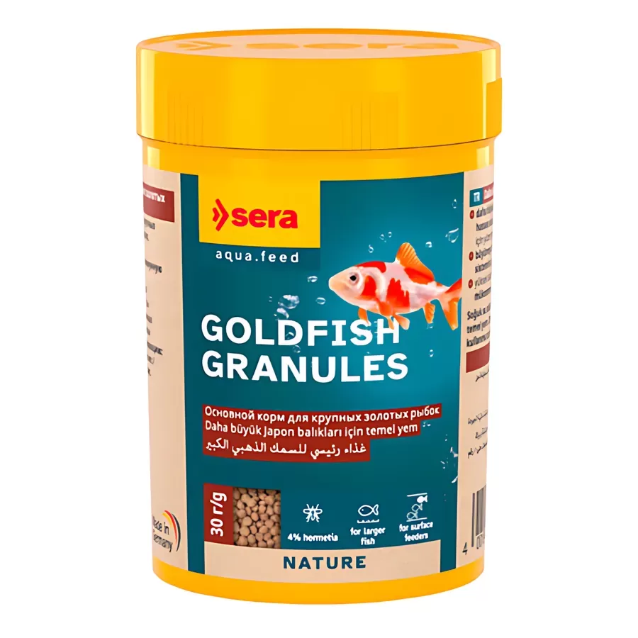 Sera Balık Yemi Goldfish Nature 30 gr Japon Balığı Granül Yemi