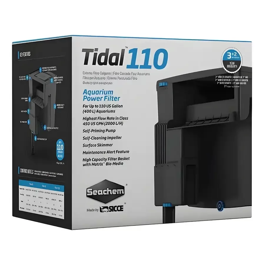 Seachem Tidal 110 Askı Filtre 2000L/H