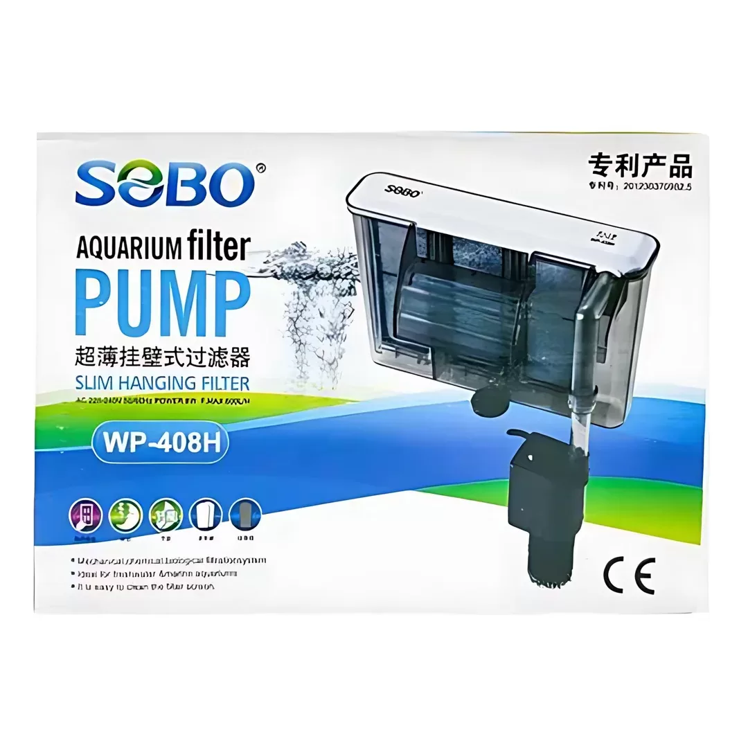 Sobo Mini Askı Filtre 6W 600L/H Şelale Filtre WP-408H