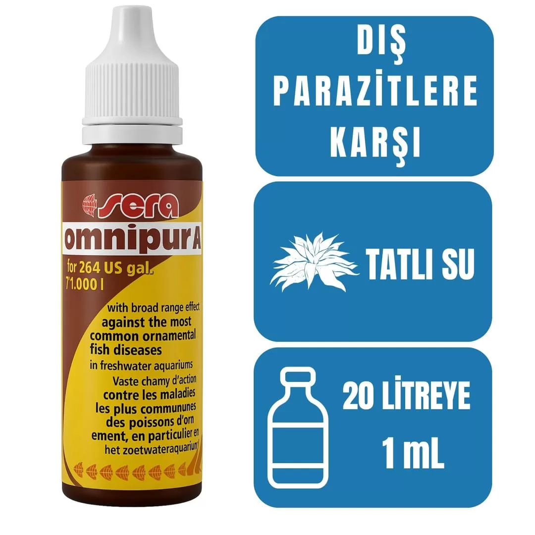Sera Omnipur 50 ml Akvaryum Bakım İlacı