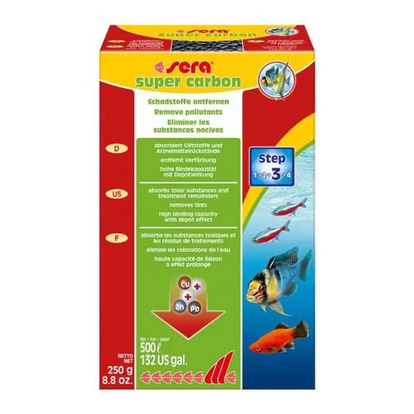 Sera Super Carbon Aktif Karbon 250gr