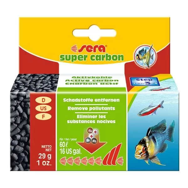 Sera Filtre Malzemesi Super Aktif Karbon 29gr